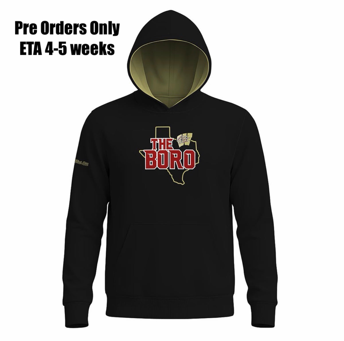The Boro Hoodie - Black HEAVYWEIGHT - PRE ORDER
