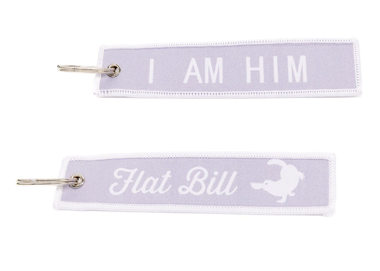 Flat Bill Flight Keychain - I Am Him