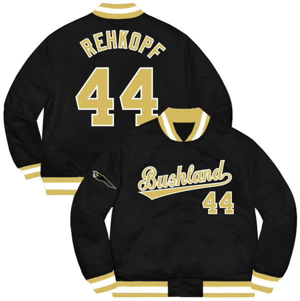 Bushland Falcons- Varsity Jacket - Black - PRE ORDER