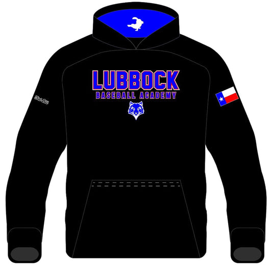 LBA "Wolf Pack" Fan Hoodie - Black Long Sleeves - Winter Thermal Hoodie