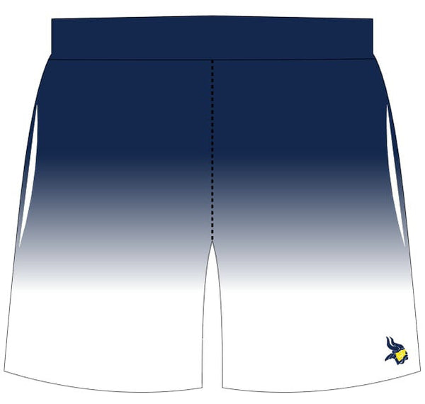 Lamar Fan Shorts - Navy/White Ombre *Pre Order*