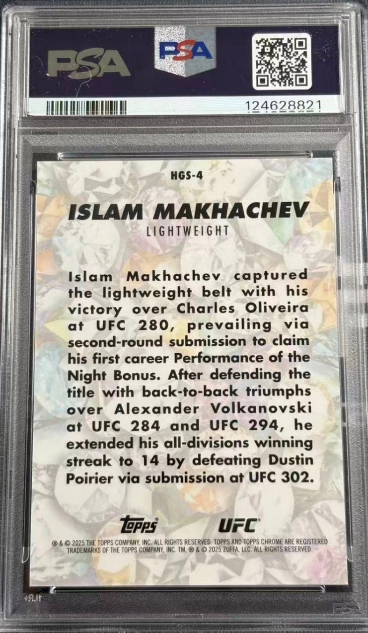 2025 TOPPS CHROME UFC HIDDEN GEMSISLAM MAKHACHEV HGS4