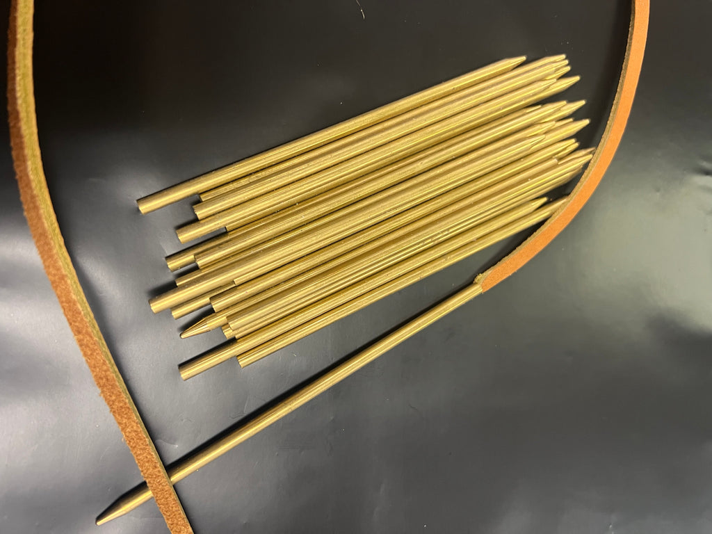 6" Brass Lacing Needles 2 Pack