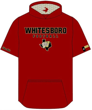 Whitesboro Hoodie - Maroon - Pattern Hood