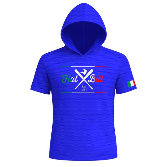 Italian Sublimated Short Sleeve Hoodie