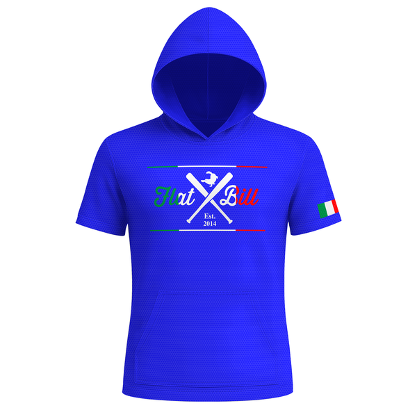 Italian Sublimated Short Sleeve Hoodie