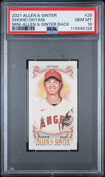 2021 TOPPS ALLEN & GINTER | MINI-ALLEN & GINTER BACK #25 SHOHEI OHTANI