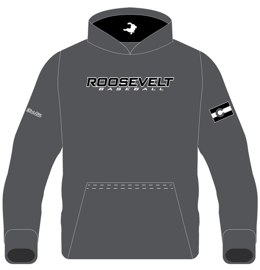 Roosevelt Fan Hoodie - Charcoal Grey Long Sleeves *Pre Order*