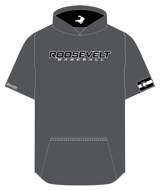 Roosevelt Fan Hoodie - Charcoal Grey Short Sleeves *Pre Order*