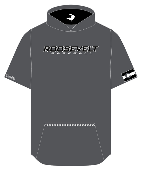 Roosevelt Fan Hoodie - Charcoal Grey Short Sleeves *Pre Order*