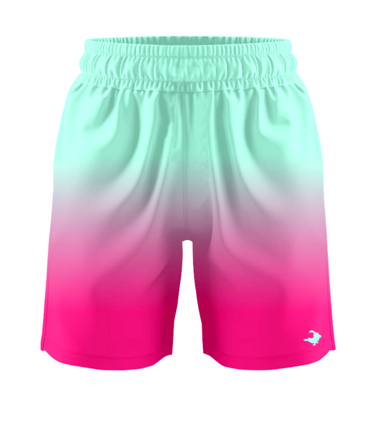 FlatBill Rave Shorts - Side Pocket Zipper - Mid Thigh Length - Bright Colors