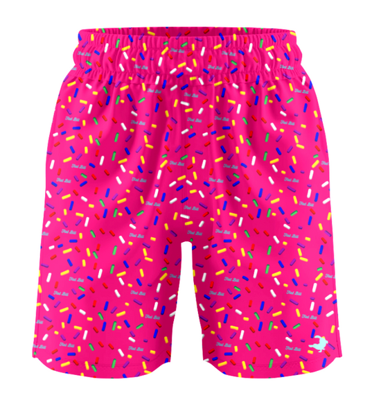 FlatBill Sprinkle Donut Shorts - Side Pocket Zipper - Mid