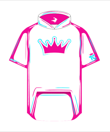 Triple Crown -Short Sleeve Hoodie - Cartoon -  PRE ORDER