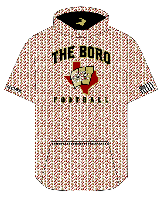 Whitesboro - THE BORO Pattern Hoodie - White