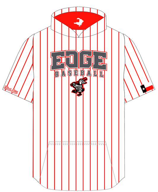 Texas Edge Hoodie - Pinstripes - Red