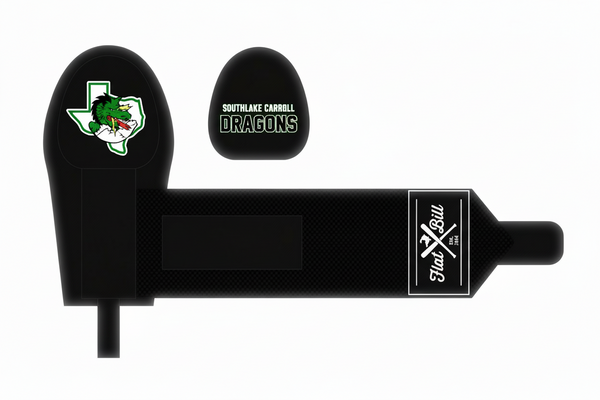 Southlake Carroll Baseball Sliding Mitt Flatbill - BLACK - PRE ORDER