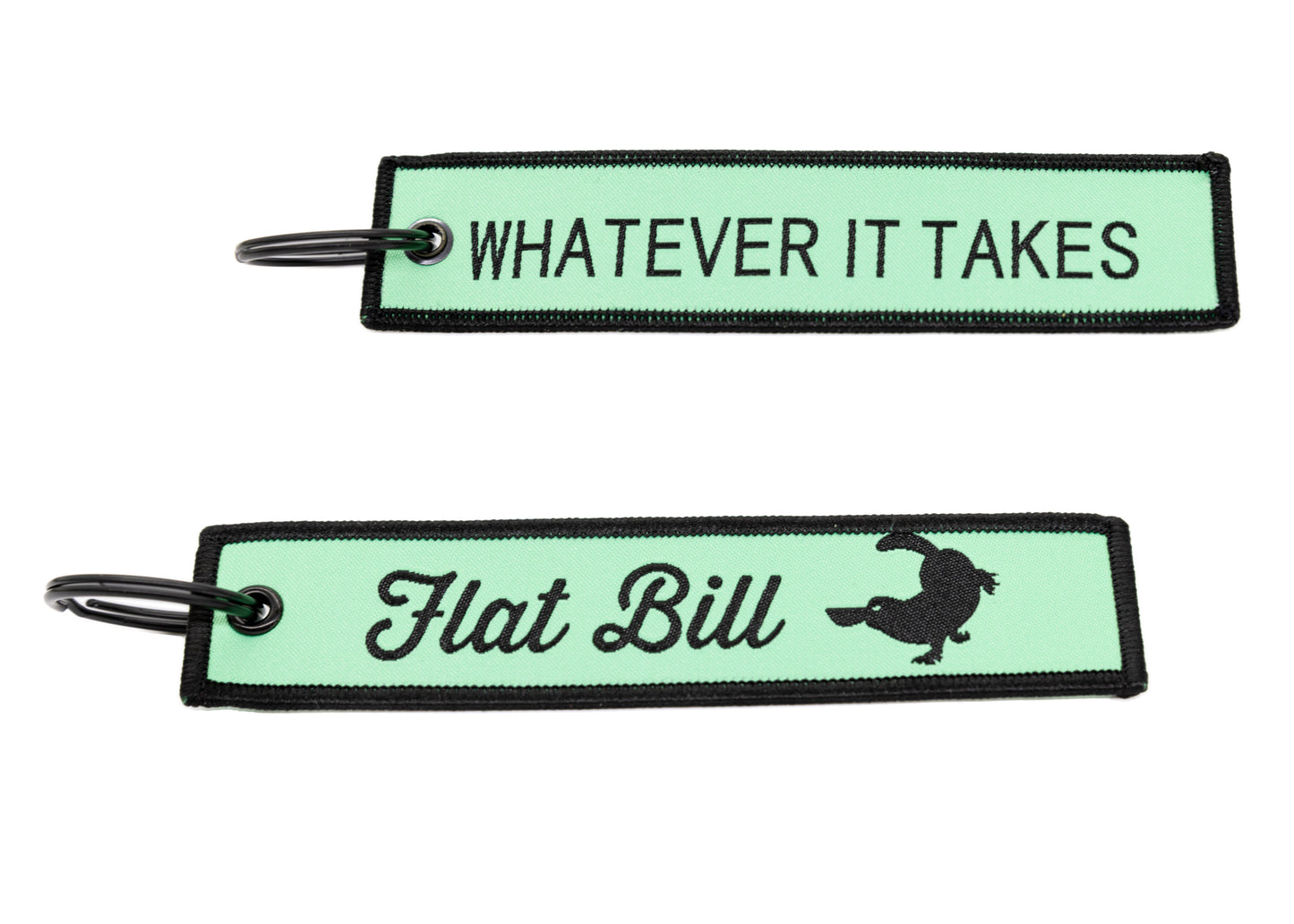 Flat Bill Flight Keychain - Whatever it Takes