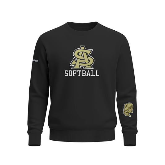 Amarillo High Softball - Long Sleeves Sweatshirt - MIDweight - Black - IN STOCK!