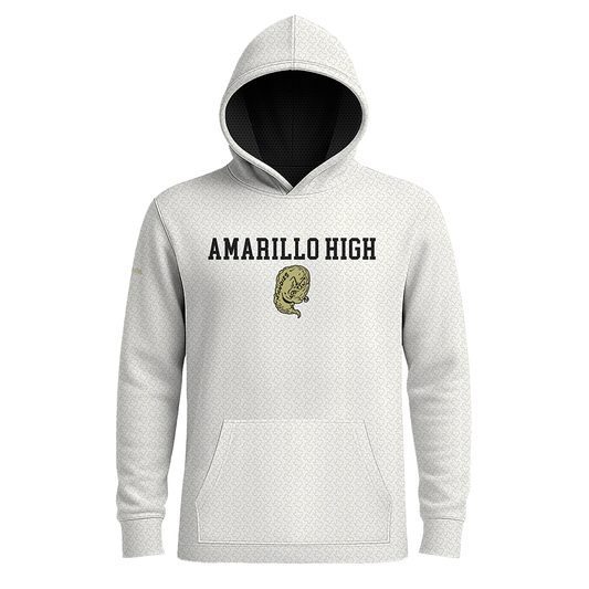 Amarillo High Softballl - Long Sleeves Hoodie - LIGHTweight - Texas Pattern - PRE ORDER