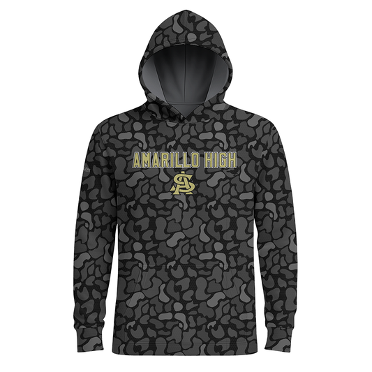 Amarillo High Softball - Long Sleeves Hoodie - LIGHTweight - Camo - PRE ORDER