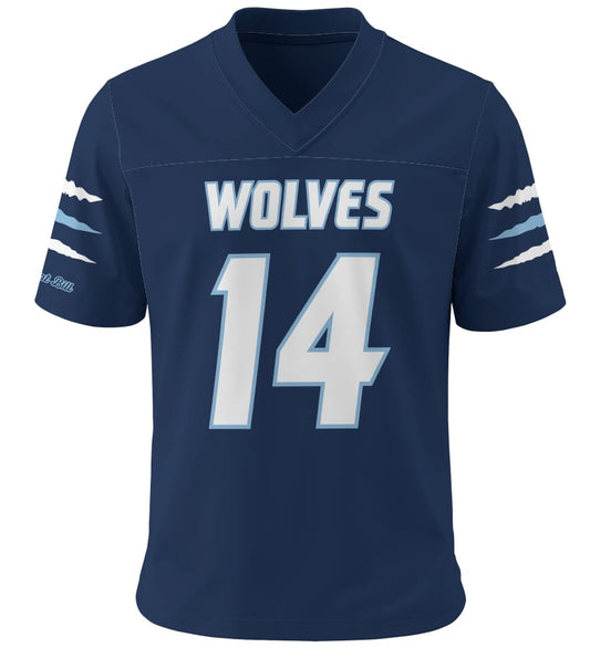 West Plains Wolves - Replica Jersey - Navy