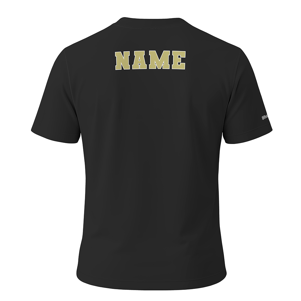 Bushland Falcons Baseball - Crew Neck Short Sleeves - Black