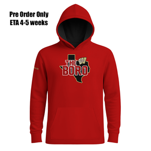 The Boro Hoodie - Maroon LONG SLEEVES- PRE ORDER