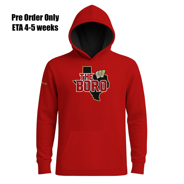 The Boro Hoodie - Maroon LONG SLEEVES- PRE ORDER