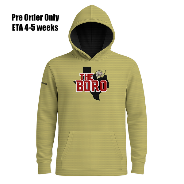 The Boro Hoodie - Vegas Gold LONG SLEEVES- PRE ORDER
