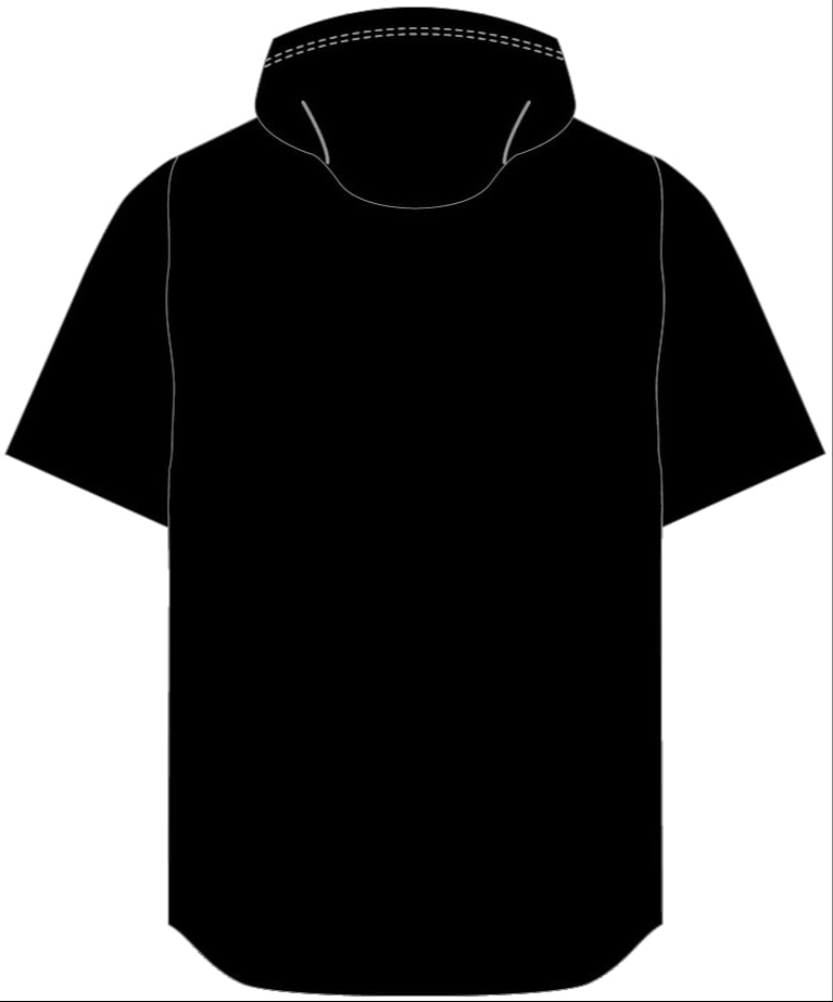 Dumas Hoodie - Black - Pattern Hood