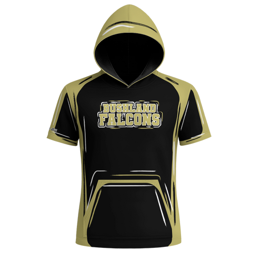 Bushland Falcons Hoodie - Black Cartoon - IN STOCK!