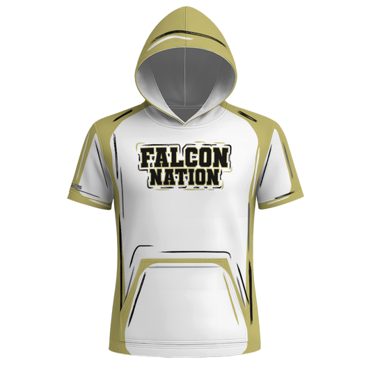 Bushland Falcons Hoodie - White Cartoon - IN STOCK!
