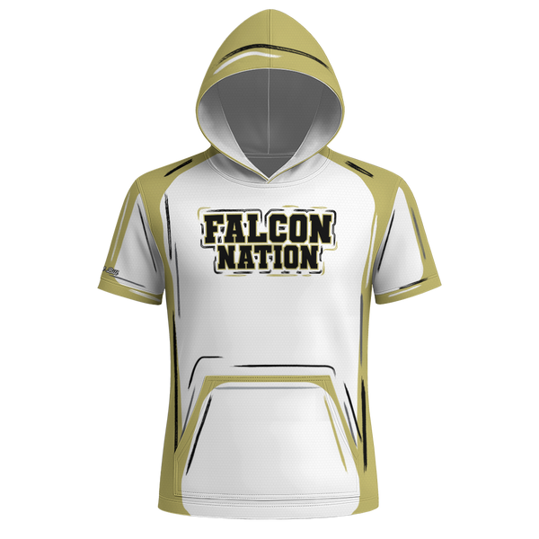 Bushland Falcons Hoodie - White Cartoon - IN STOCK!