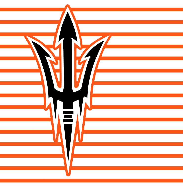 Dumas Demons - Polo - Orange Stripes