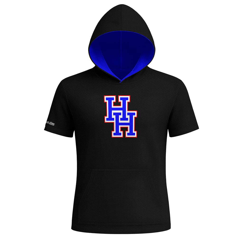 Highland Hornets Hoodie - Black Short Sleeves - PRE ORDER