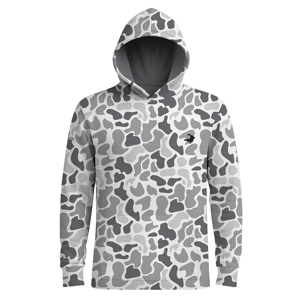 Duck Camo - Black - Premium Sublimated Hoodie