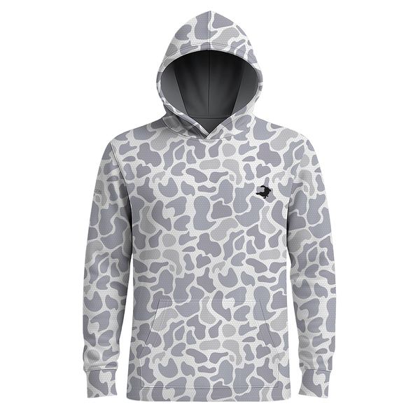 Duck Camo - Grey - Premium Sublimated Hoodie