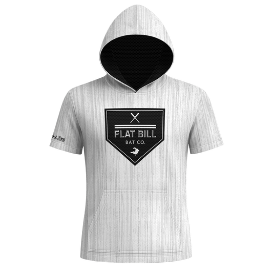 Wood Grain Bat Co  - Premium Sublimated Short Sleeve Hoodie