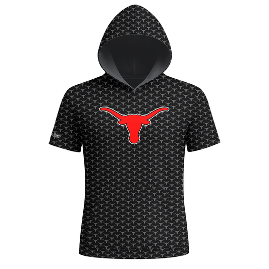 Lockney Longhorns - Pattern - Black