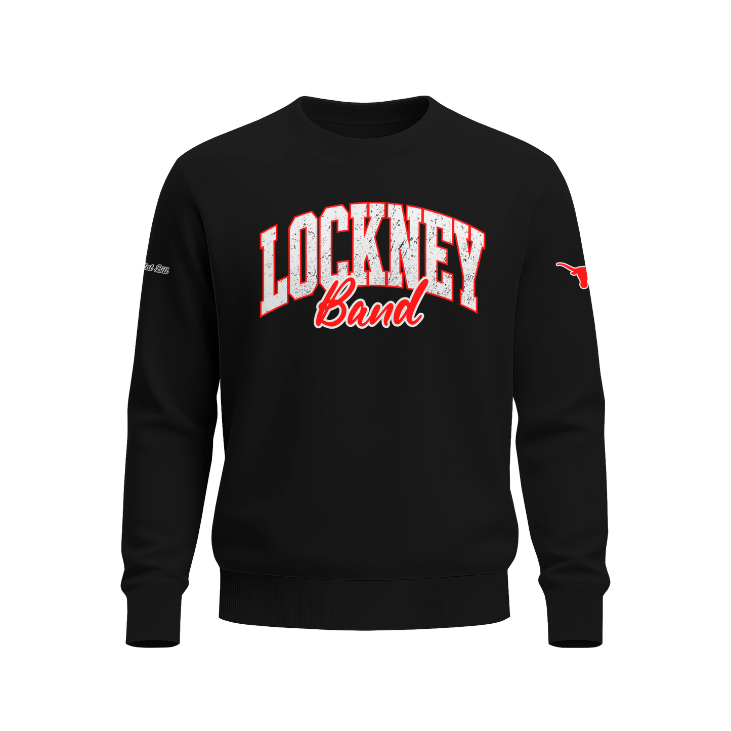 Lockney Longhorns Sweatshirt - Black - HEAVYWEIGHT