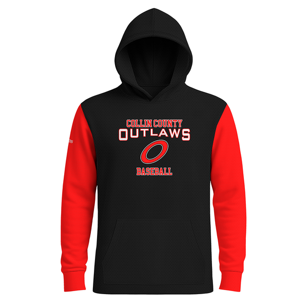 Outlaws Baseball - Long Sleeves HOODIE - HEAVYweight- PRE ORDER