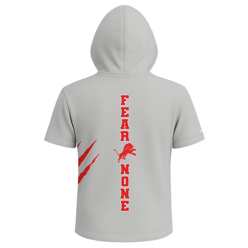 Ponder Football Hoodie - Light Grey