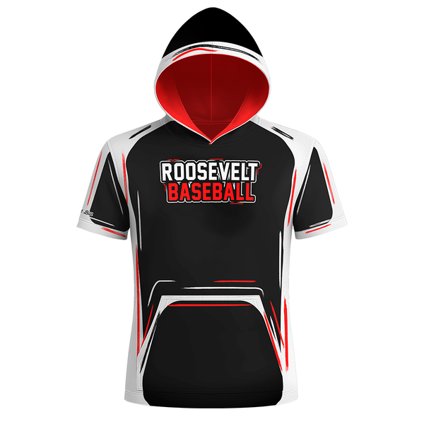 Roosevelt Baseball - Cartoon Hoodie - Black - PRE ORDER