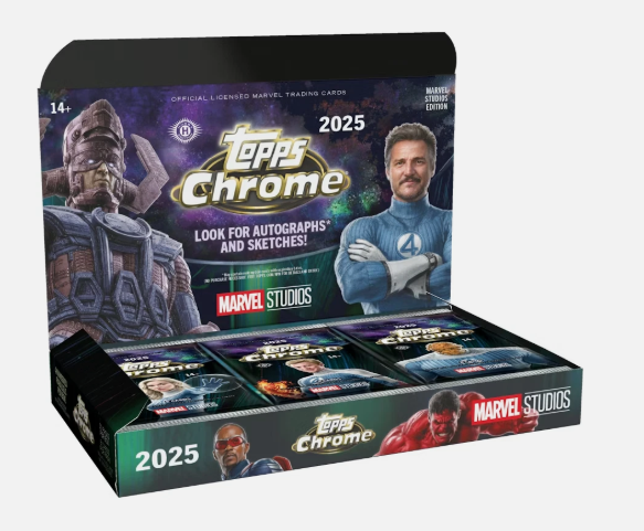2025 Topps Marvel Studios Chrome® - Hobby Box