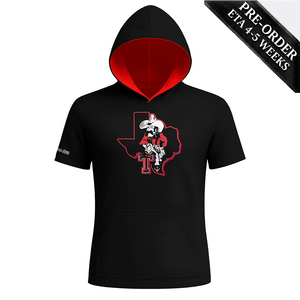 Tascosa Hoodie - Black Texas Chest Logo - PRE ORDER