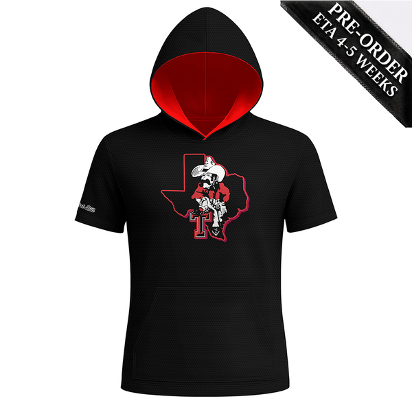 Tascosa Hoodie - Black Texas Chest Logo - PRE ORDER