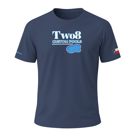 Two8 Custom Pools Crew Neck - Navy - PRE ORDER
