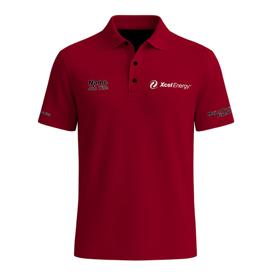 Xcel Energy - Polo - Red
