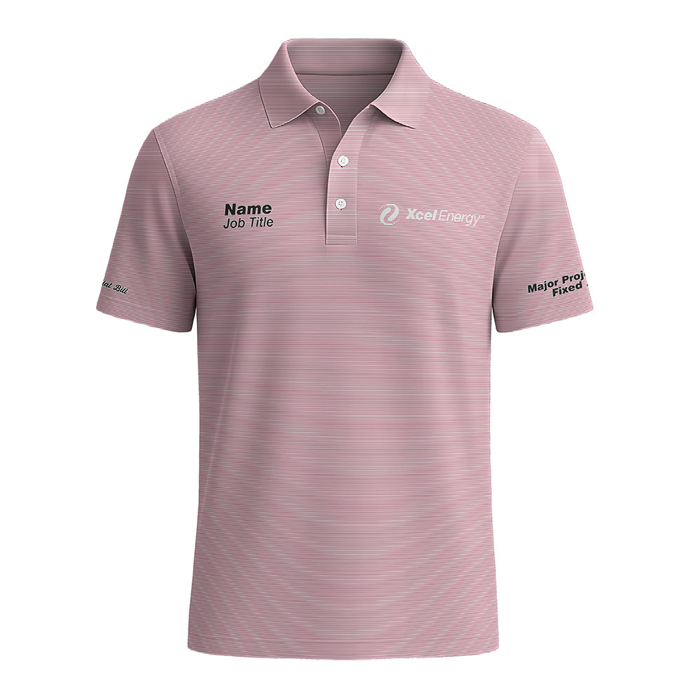 Xcel Energy - Polo - Pin Stripes