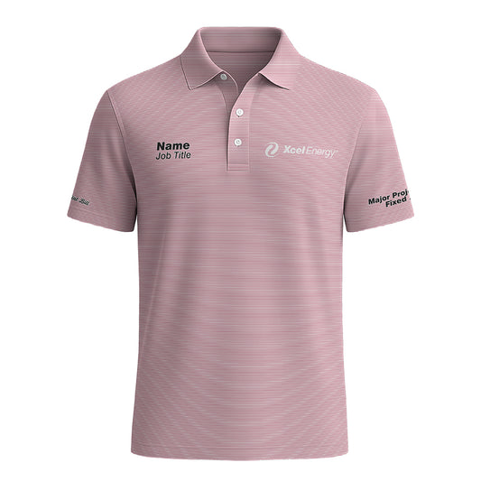 Xcel Energy - Polo - Pin Stripes